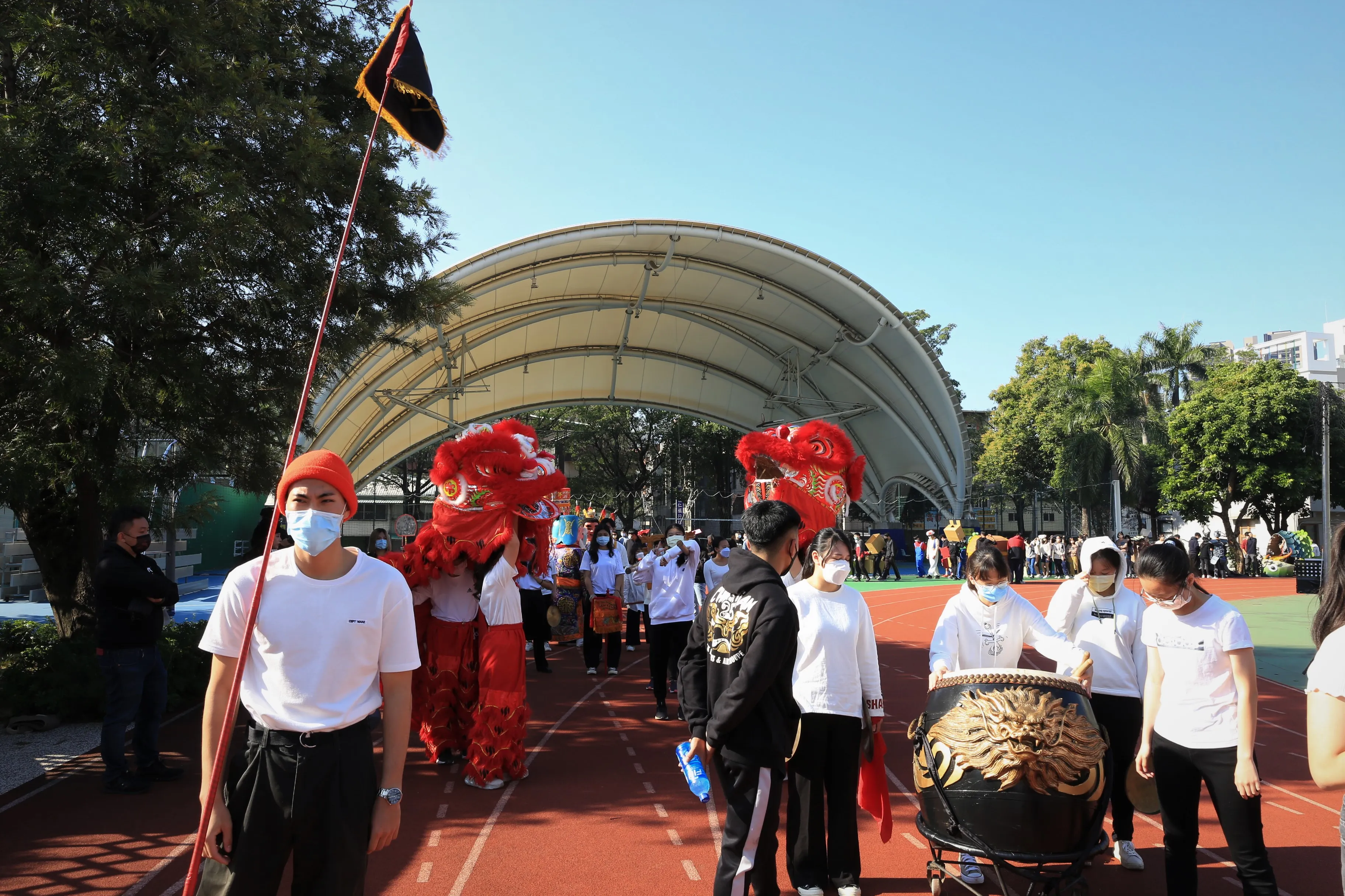 110年校慶運動會創意進場，展現廟會文化│20211205 第5張